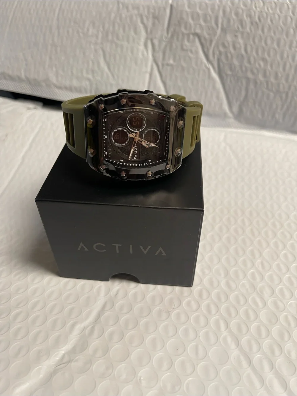 Activa X Invicta Digital Essentials Men's Watch - 42.8mm, Army Green new